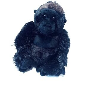 Wild Republic Plush Realistic Silverback Black Gorilla Stuffed Animal 13" Cuddle